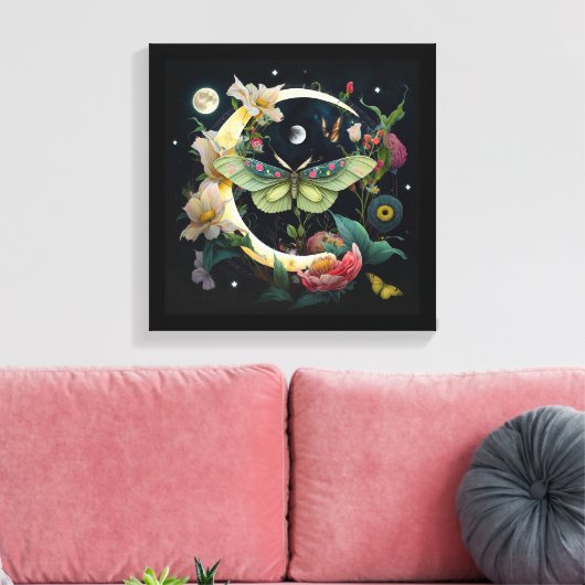 Tandwiel - Nachtpaus Canvas Afdruk (Insitu (Woonkamer))