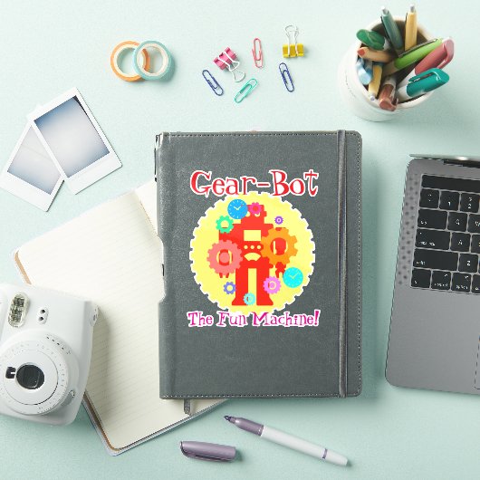Tandwiel Robot Sticker (iPad Cover)