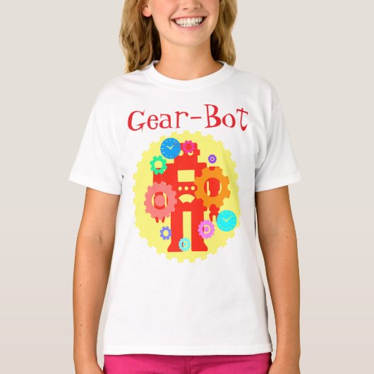 Tandwiel Robot T-shirt (Voorkant)