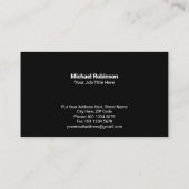 tandwielen | concept bedrijfsfusies en overnames visitekaartje (Achterkant)