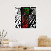 "tandwielen" poster (Keuken)