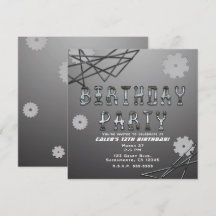 Tandwielen Robot Futuristisch Leuk Verjaardagsfees