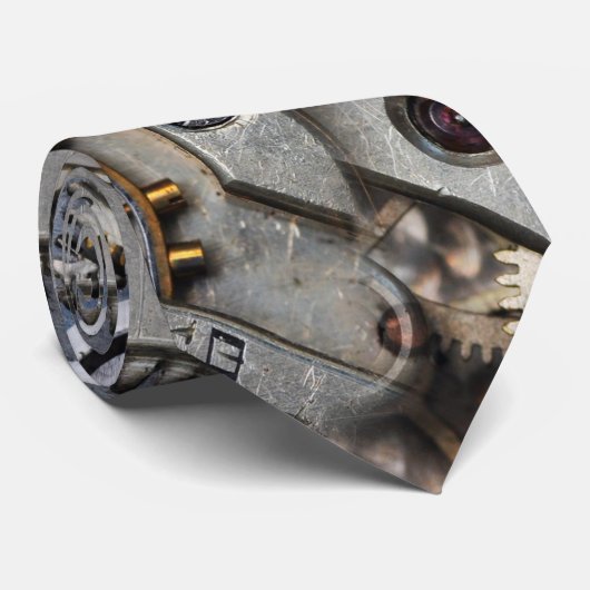 tandwielen stropdas (Opgerold)