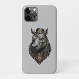"Tandwielgedreven reus: de Steampunk-nijlpaard" Case-Mate iPhone Case