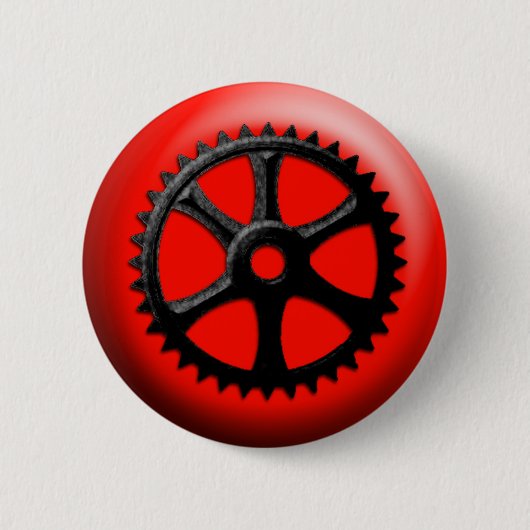 Tandwielknop Ronde Button 5,7 Cm (Voorkant)
