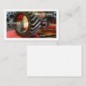 tandwielmachines, metalen tandwielen visitekaartje (Voorkant / Achterkant)