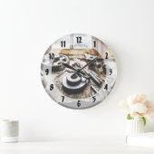 Tandwielovers en wissels in machines grote klok (Huis)