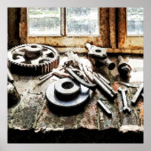 Tandwielovers en wissels in machines poster (Voorkant)