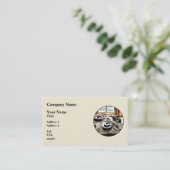 Tandwielovers en wissels in machines visitekaartje (Staand voorkant)