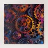 tandwielpuzzel legpuzzel (Horizontaal)