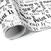 Tandwieltjes afdrukken zwart cadeaupapier (Rol Hoek)