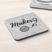 Tandwieltjes en tekenfilmkunst onderzetter (Linkerzijde)