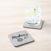 Tandwieltjes en tekenfilmkunst onderzetter (Rechterzijde)