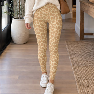 Tane bruine giraffeprint leggings