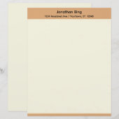 Tane en Crème Kantoor Papier (Voorkant / Achterkant)