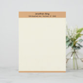 Tane en Crème Kantoor Papier (Staand voorkant)