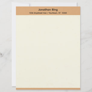 Tane en Crème Kantoor Papier