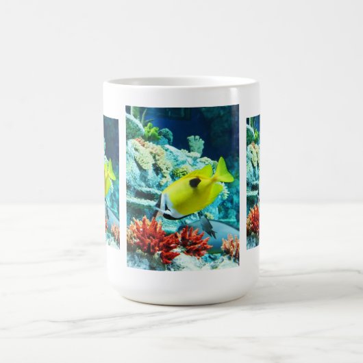 Tang fish animal koffiemok (Center)