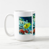 Tang fish animal koffiemok (Links)