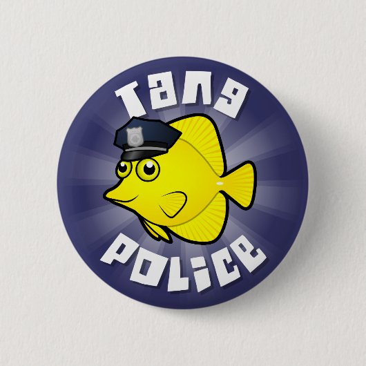 Tang Police Ronde Button 5,7 Cm (Voorkant)
