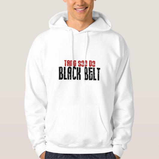 Tang Soo Do Black Belt Karate Hoodie (Voorkant)