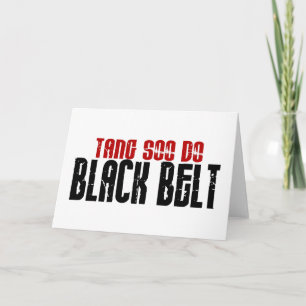 Tang Soo Do Black Belt Karate Kaart