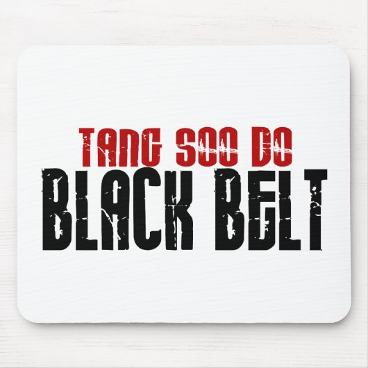 Tang Soo Do Black Belt Karate Muismat (Voorkant)