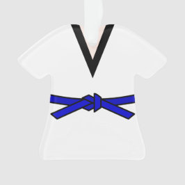 Tang Soo Do Blue Belt op maat Ornament