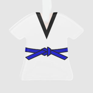 Tang Soo Do Blue Belt op maat Ornament