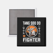 Tang Soo Do Fighter - Voor de fan van Koreaans kar Magneet (Voorkant / Achterkant)