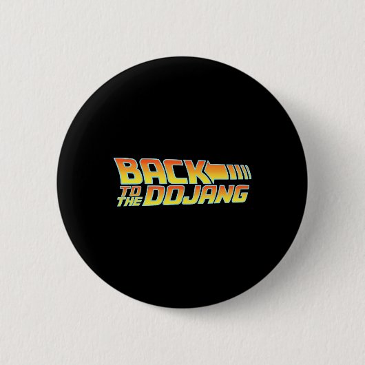 Tang Soo do Funny Martial Arts and Karate Ronde Button 5,7 Cm (Voorkant)