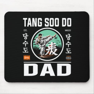 Tang Soo Do Karate Papa voor Martial Arts en Vader Muismat