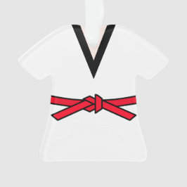 Tang Soo Do Red Belt op 2e niveau Ornament