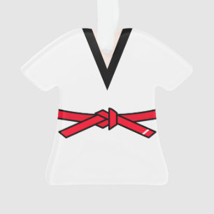 Tang Soo Do Red Belt op het eerste niveau Ornament
