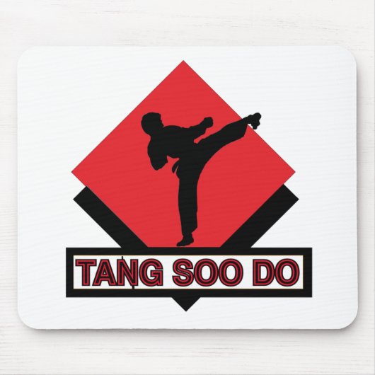 Tang Soo Do red diamant Muismat (Voorkant)