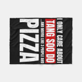 Tang Soo Do Sparring Martial Artist Karate Master Fleece Deken (Voorkant (Horizontaal))