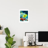 Tang tropische vissen poster (Thuiskantoor)