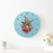 Tanga de Seahorse Clock Grote Klok (Huis)