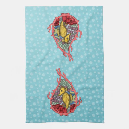 Tanga de Seahorse Handdoek (Verticaal)