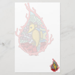 Tanga de Seahorse Stationery Briefpapier