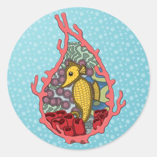 Tanga de Seahorse Sticker (Voorkant)