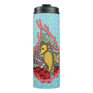 Tanga de Seahorse Thermal Tumbler Thermosbeker