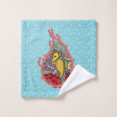 Tanga de Seahorse Towel Set Bad Handdoek (Wasdoekje)