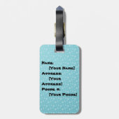 Tanga de Zeepaard Bagage Label (Achterkant verticaal)