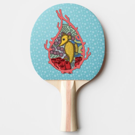 Tanga de Zeepaard Ping Pong Paddle Tafeltennisbatje (Voorkant)
