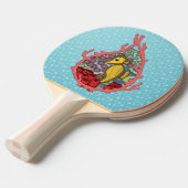 Tanga de Zeepaard Ping Pong Paddle Tafeltennisbatje (Voorkant Gekanteld)