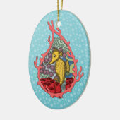 Tanga de Zeepaard Sieraad Keramisch Ornament (Links)