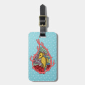 Tanga het zeepaardje Bagagelabel (Voorkant verticaal)