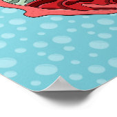 Tanga het zeepaardje Poster (Hoek)