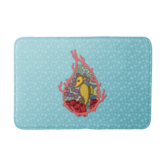 Tanga the Seahorse Bath Mat (Voorkant)